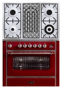 厨房炉灶 ILVE M-90BD-E3 Red 照片