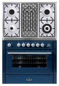 Estufa de la cocina ILVE MT-90BD-VG Blue Foto
