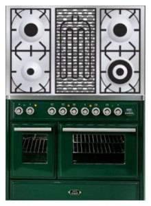 厨房炉灶 ILVE MTD-100BD-E3 Green 照片