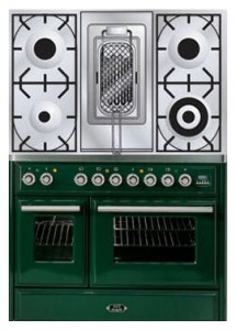 Estufa de la cocina ILVE MTD-100RD-E3 Green Foto