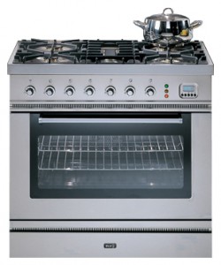 Fornuis ILVE P-80L-VG Stainless-Steel Foto