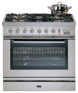 Kitchen Stove ILVE P-90L-MP Stainless-Steel Photo