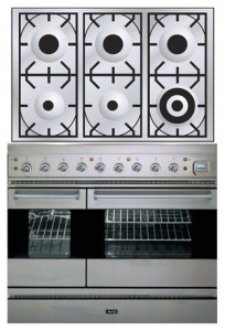Kitchen Stove ILVE PD-906-VG Stainless-Steel Photo