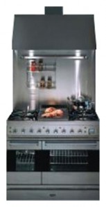 Fogão de Cozinha ILVE PD-90BL-VG Stainless-Steel Foto