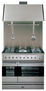 Stufa di Cucina ILVE PD-90R-VG Stainless-Steel Foto
