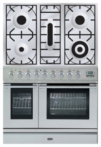 Kitchen Stove ILVE PDL-90-VG Stainless-Steel Photo