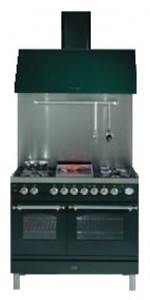 厨房炉灶 ILVE PDN-100B-VG Red 照片