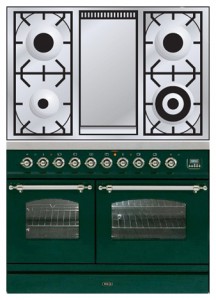 厨房炉灶 ILVE PDN-100F-MW Green 照片