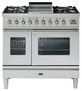 Soba bucătărie ILVE PDW-90F-VG Stainless-Steel fotografie