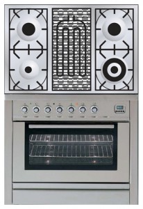 Kitchen Stove ILVE PL-90B-VG Stainless-Steel Photo
