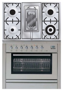 Kitchen Stove ILVE PL-90R-MP Stainless-Steel Photo