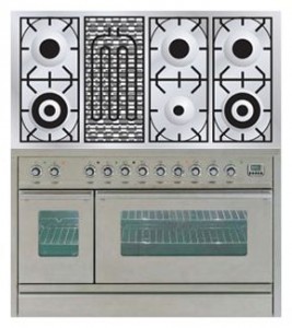 Kitchen Stove ILVE PSW-120B-VG Stainless-Steel Photo