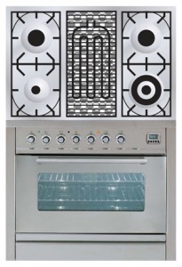 Kitchen Stove ILVE PW-90B-VG Stainless-Steel Photo