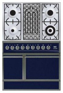 Virtuvės viryklė ILVE QDC-90B-MP Blue nuotrauka