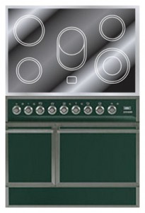 Estufa de la cocina ILVE QDCE-90-MP Green Foto