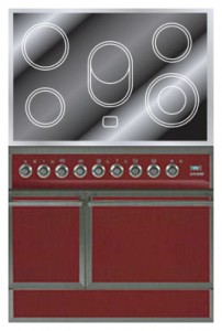 Σόμπα κουζίνα ILVE QDCE-90-MP Red φωτογραφία