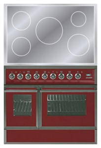 厨房炉灶 ILVE QDCI-90W-MP Red 照片