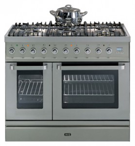 Fornuis ILVE TD-90FL-MP Stainless-Steel Foto
