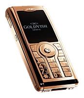 Mobile Phone GoldVish Centerfold Pink Gold Photo