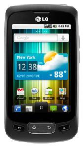携帯電話 LG Optimus One P500 写真