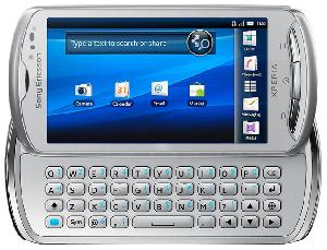 Komórka Sony Ericsson Xperia pro Fotografia