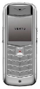 Mobil Telefon Vertu Constellation Exotic polished stainless steel dark brown karung skin Fil
