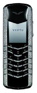 移动电话 Vertu Signature M Design White Gold Pave Diamonds 照片