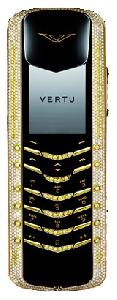 Mobiltelefon Vertu Signature M Design Yellow Diamonds Foto