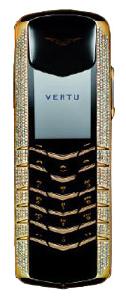 Mobiltelefon Vertu Signature M Design Yellow Gold Pave Diamonds Fénykép