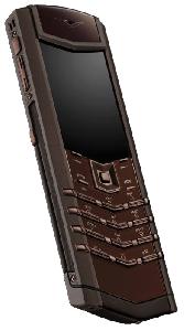 Мобилен телефон Vertu Signature S Design Red Gold Brown Leather снимка