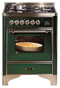 厨房炉灶 ILVE M-70D-VG Green 照片