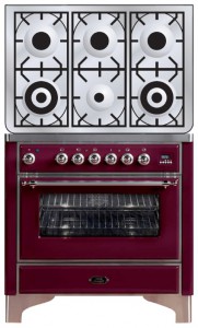 Кухненската Печка ILVE M-906D-E3 Red снимка