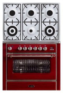 Kitchen Stove ILVE M-906D-MP Red Photo