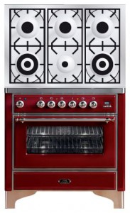 Кухонна плита ILVE M-906D-VG Red фото