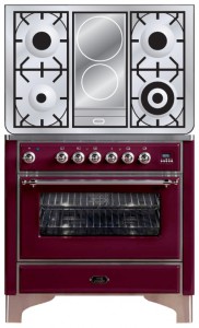 Кухонная плита ILVE M-90ID-E3 Red Фото
