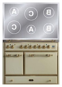 厨房炉灶 ILVE MCDI-100-E3 White 照片