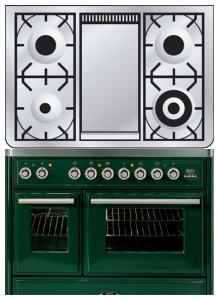 Estufa de la cocina ILVE MTD-100FD-MP Green Foto