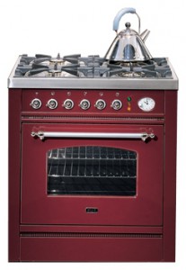 Kitchen Stove ILVE P-70N-VG Red Photo