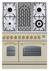 Virtuvės viryklė ILVE PDN-90B-MP Antique white nuotrauka