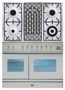 Кухонная плита ILVE PDW-100B-VG Stainless-Steel Фото