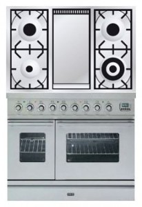 Kitchen Stove ILVE PDW-100F-MW Stainless-Steel Photo