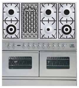 Kitchen Stove ILVE PDW-120B-VG Stainless-Steel Photo