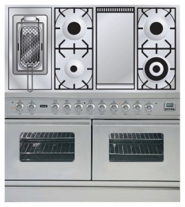 Kitchen Stove ILVE PDW-120FR-MP Stainless-Steel Photo