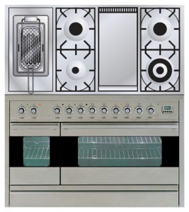 Kitchen Stove ILVE PF-120FR-MP Stainless-Steel Photo