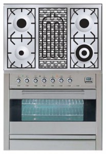 Kitchen Stove ILVE PF-90B-VG Stainless-Steel Photo