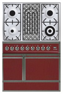 Кухонна плита ILVE QDC-90B-MP Red фото