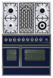 厨房炉灶 ILVE QDC-90BW-MP Blue 照片