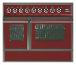 厨房炉灶 ILVE QDC-90FW-MP Red 照片