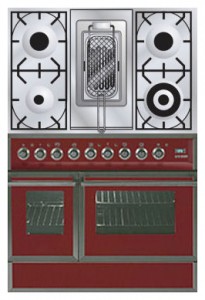 Кухонная плита ILVE QDC-90RW-MP Red Фото