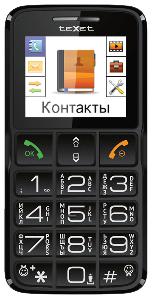 Mobilní telefon teXet TM-B112 с подставкой Fotografie